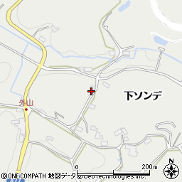 愛知県岡崎市外山町シハダ24周辺の地図