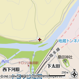 京都府亀岡市保津町立岩周辺の地図