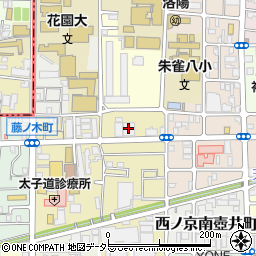 京都民医連中央病院西館周辺の地図