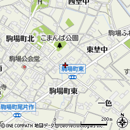 愛知県豊田市駒場町東93周辺の地図