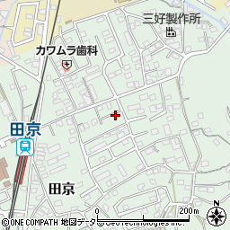 静岡県伊豆の国市田京651周辺の地図