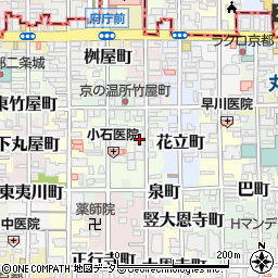 京都府京都市中京区弁財天町周辺の地図