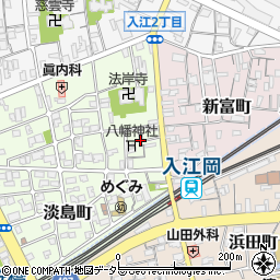 入江南栄町公園周辺の地図