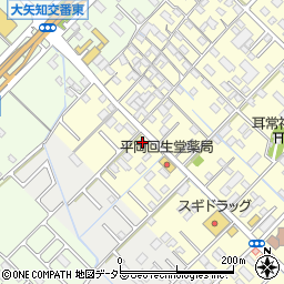 矢野動物病院周辺の地図