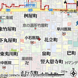 京都府京都市中京区弁財天町周辺の地図