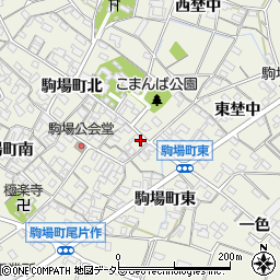 愛知県豊田市駒場町東2周辺の地図
