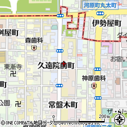 京都府京都市中京区藤木町21周辺の地図