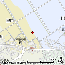 滋賀県日野町（蒲生郡）里口周辺の地図