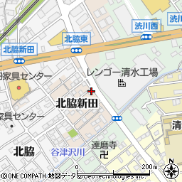 静岡県静岡市清水区北脇新田633周辺の地図