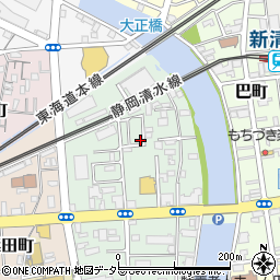 静岡県静岡市清水区千歳町3-5周辺の地図
