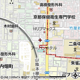 ＊京都市中京区聚楽廻東町24[大宇]駐車場周辺の地図