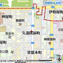 Zero Waste Kyoto 寺町夷川本店周辺の地図