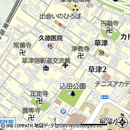 共立機械草津支店周辺の地図