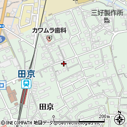 静岡県伊豆の国市田京653-7周辺の地図