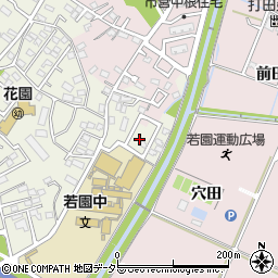 愛知県豊田市花園町脇ノ田周辺の地図