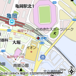 京都府亀岡市追分町下島周辺の地図