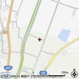 京都府亀岡市本梅町井手荒木周辺の地図
