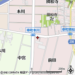 愛知県豊田市幸町前田周辺の地図