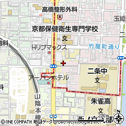 京都府京都市上京区主税町813周辺の地図