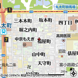 京都府京都市中京区福屋町716周辺の地図