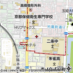 京都府京都市上京区主税町817周辺の地図