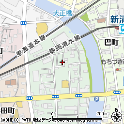 静岡県静岡市清水区千歳町3-4周辺の地図