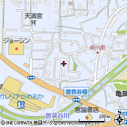 京都府亀岡市余部町榿又1-11周辺の地図