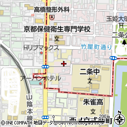 京都府京都市上京区主税町820周辺の地図