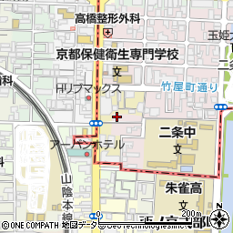 京都府京都市上京区主税町814周辺の地図
