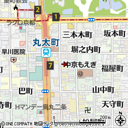 山茶花社周辺の地図