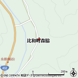 広島県庄原市比和町森脇606周辺の地図