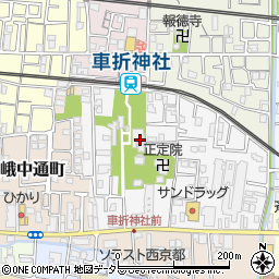 芸能神社周辺の地図