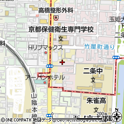 京都府京都市上京区主税町815周辺の地図