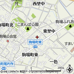 愛知県豊田市駒場町東86周辺の地図