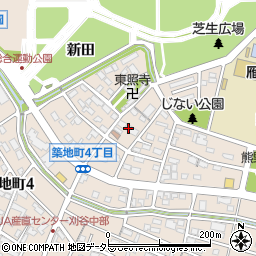 愛知県刈谷市築地町3丁目15周辺の地図