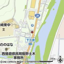 兵庫県宍粟市山崎町三津310周辺の地図