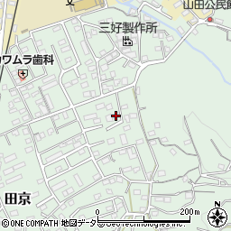 静岡県伊豆の国市田京643-1周辺の地図