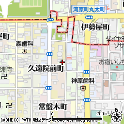 京都府京都市中京区梅之木町周辺の地図