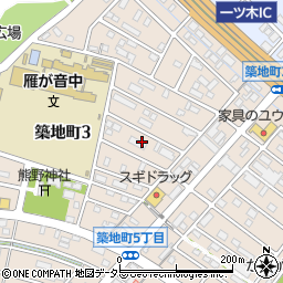 愛知県刈谷市築地町3丁目29周辺の地図