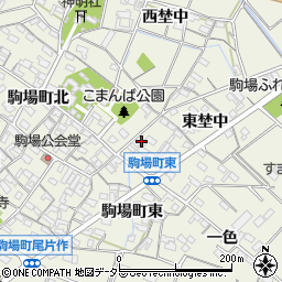 愛知県豊田市駒場町東84周辺の地図