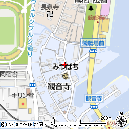滋賀県大津市観音寺周辺の地図