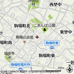 愛知県豊田市駒場町東4周辺の地図