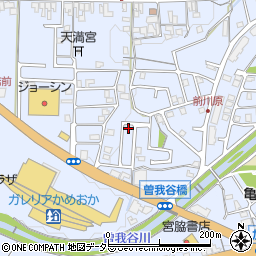 京都府亀岡市余部町榿又70-6周辺の地図