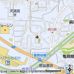 京都府亀岡市余部町榿又1-26周辺の地図