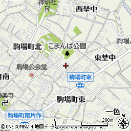愛知県豊田市駒場町東73周辺の地図