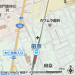 静岡県伊豆の国市田京682-27周辺の地図
