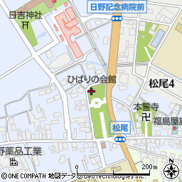 ひばりの会館周辺の地図