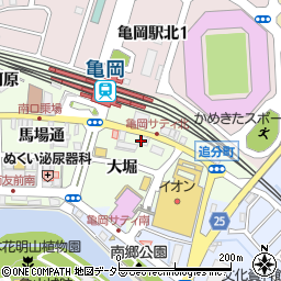 京都府亀岡市追分町大堀周辺の地図