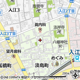 静岡県静岡市清水区入江南町10周辺の地図