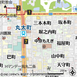 竹屋町法曹ビル周辺の地図